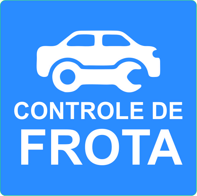 botão controle de frotas AZUL ESCURO