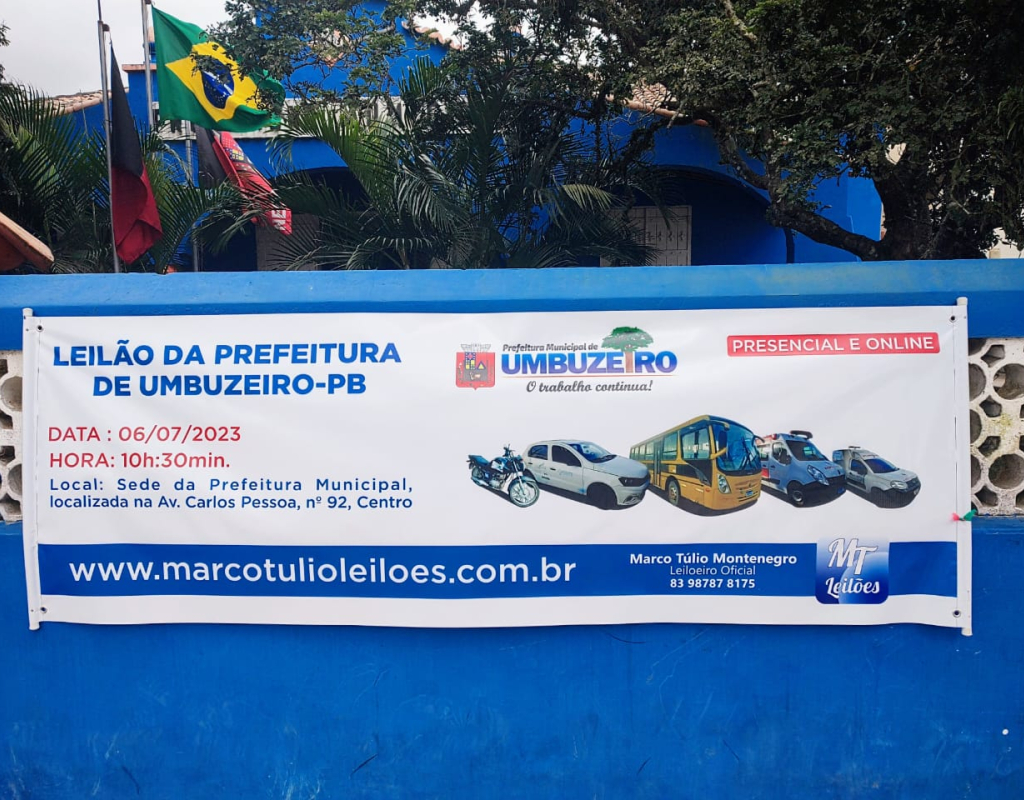 LEILÃO DA PREFEITURA DE UMBUZEIRO