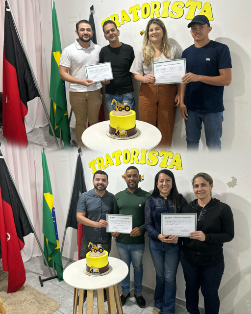 A prefeitura de Umbuzeiro, através da secretaria de agricultura, realizou nesta terça-feira, 8, a entrega de certificados para os participantes do curso de tratorista.