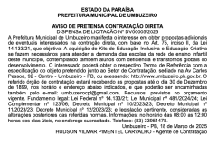 DISPENSA DE LICITAÇÃO Nº DV00005/2025