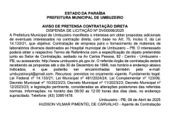 DISPENSA DE LICITAÇÃO Nº DV00006/2025
