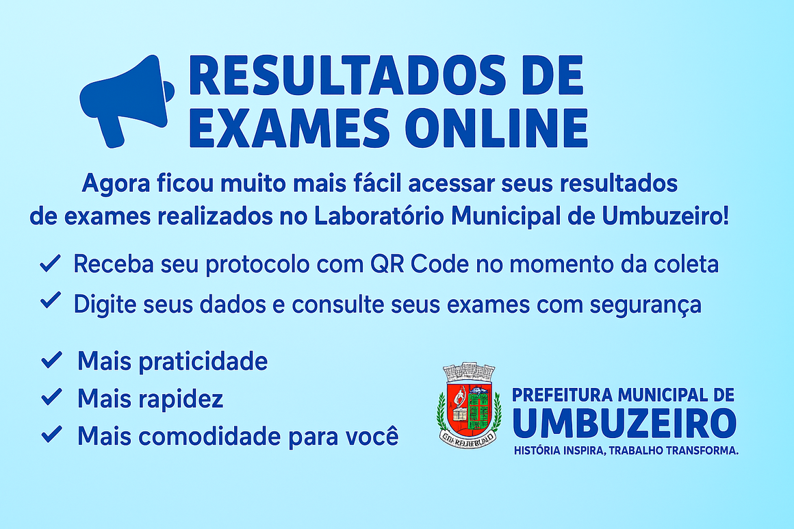 📢 Resultados de Exames Online
