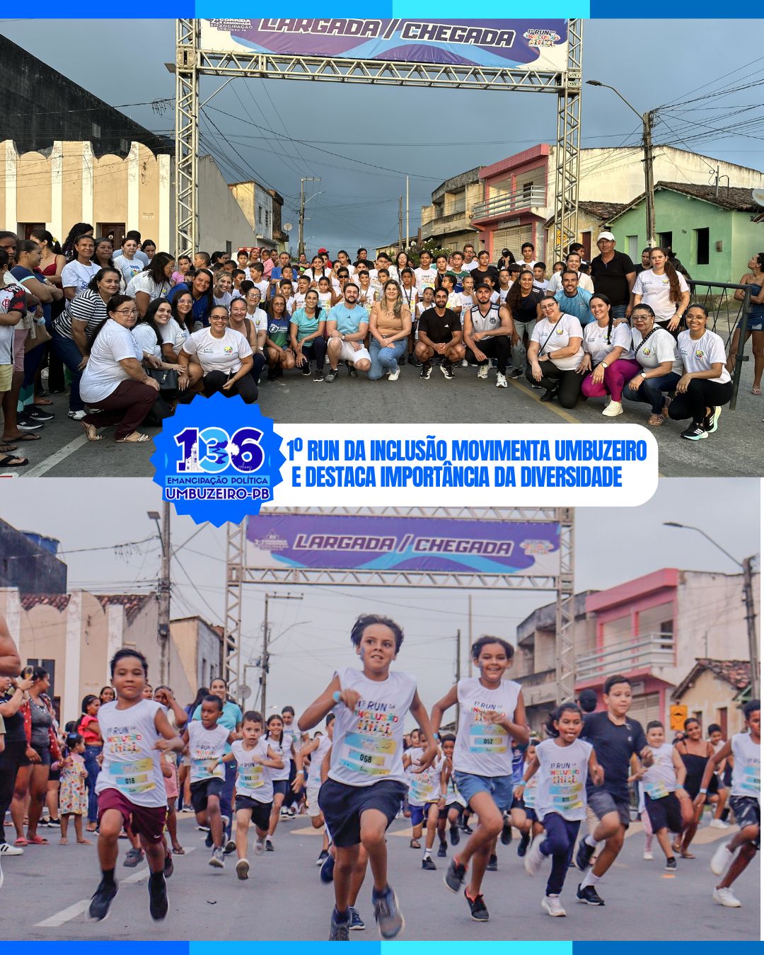 ✨Inclusão que transforma, 1 ° Run da Inclusão🏃
