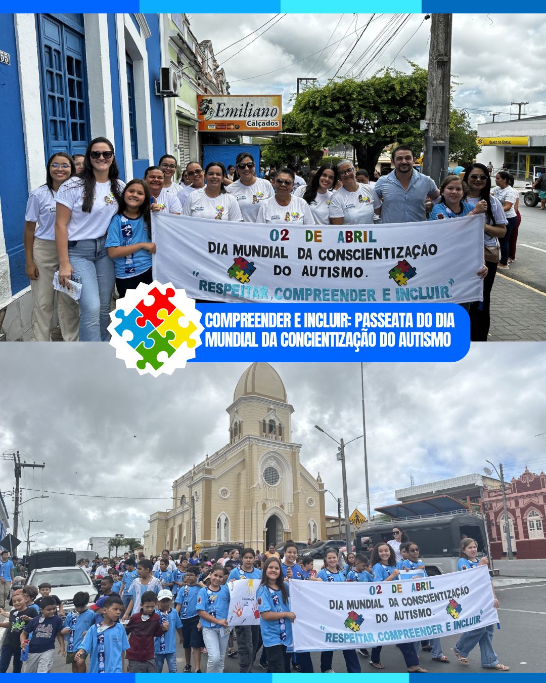 Centro Multidisciplinar realiza Passeata pelo Dia Mundial da Conscientização do Autismo