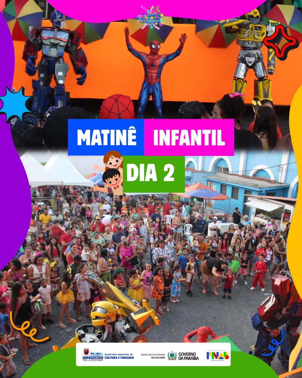 Dia 2 do nosso Matinê Infantil foi simplesmente incrível! 🦸‍♂️✨