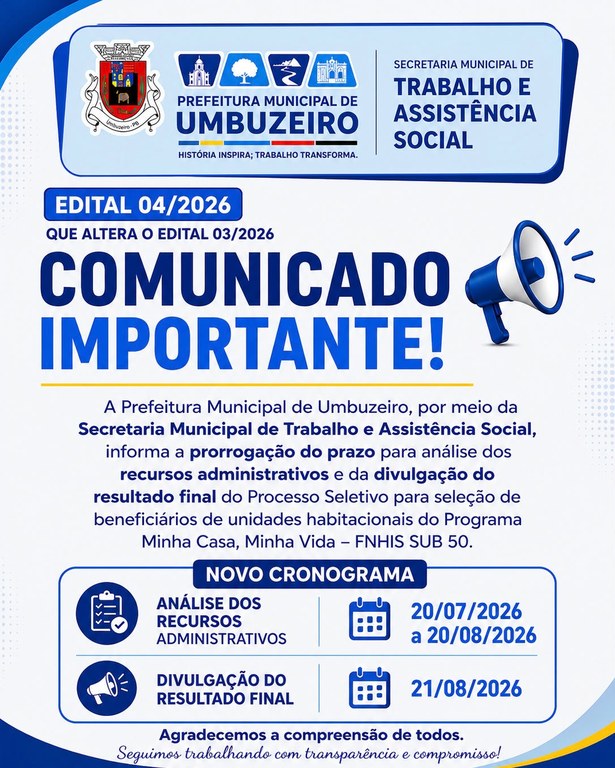 Progação programa habitacional