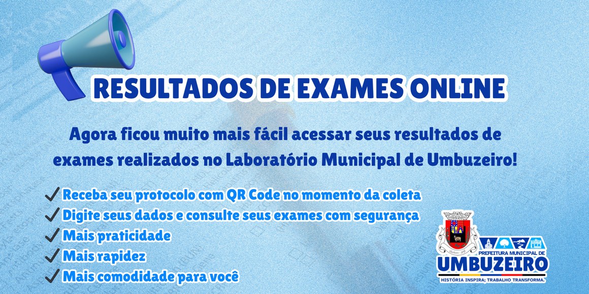 📢 Resultados de Exames Online
