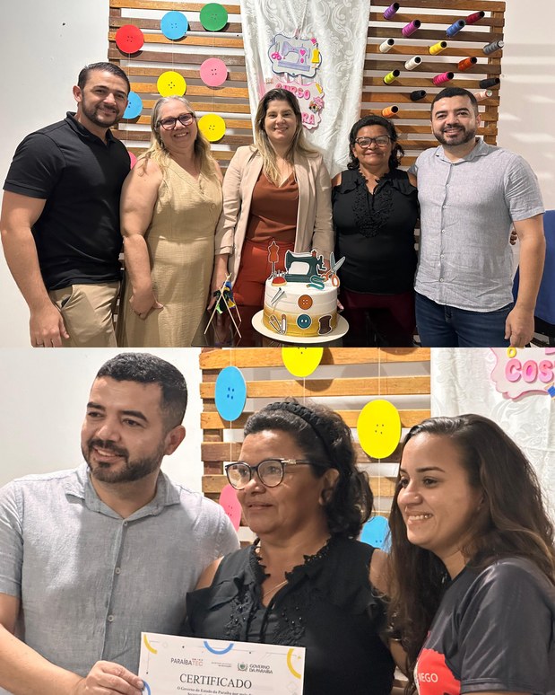 📍👗 Nesta quinta-feira tivemos a entrega dos certificados do Curso de Costureiro Industrial, realizado através da Secretaria de Assistência Social.  👏 Parabéns a todos que participaram dessa conquista e agora levam consigo mais conhecimento e oportunidades! 🚀💼  #Capacitação #Oportunidade #AssistênciaSocial #UmbuzeiroAvança