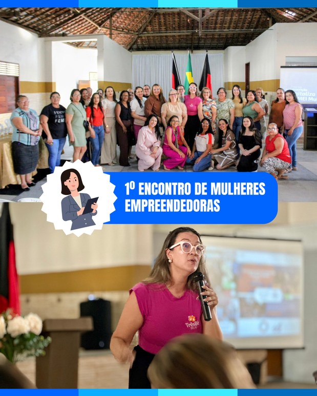 1º Encontro de Mulheres Empreendedoras!🌸💼