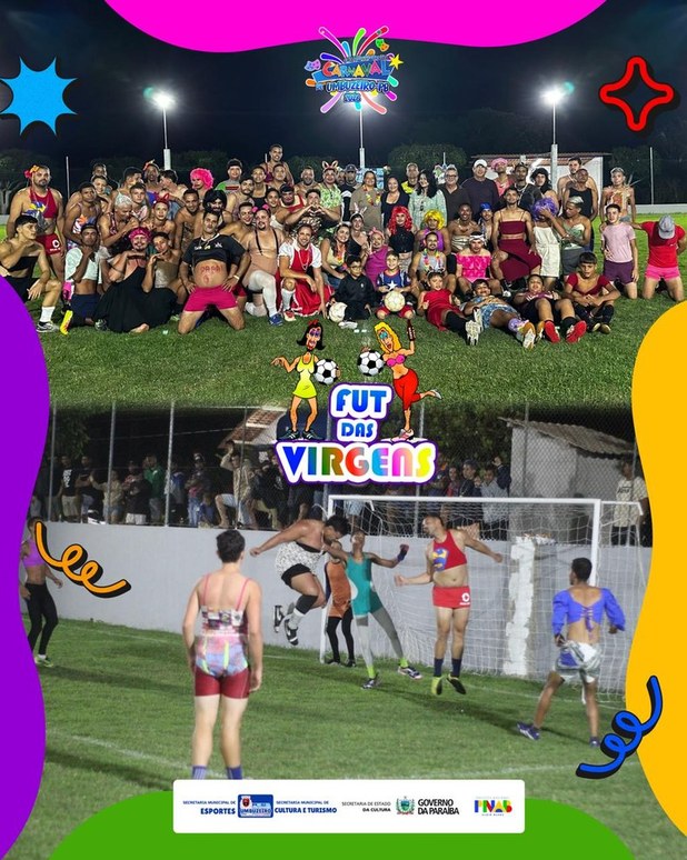 🎭⚽ FUT DAS VIRGENS – Carnaval de Umbuzeiro-PB 2026 ⚽🎭