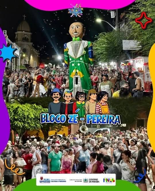 O Bloco Zé Pereira tomou conta das ruas com muita animação, tradição e aquela energia contagiante que só o nosso Carnaval tem! 🎭✨