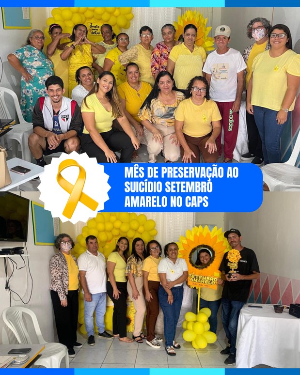 Setembro é o Mês de Prevenção ao Suicídio e no CAPS