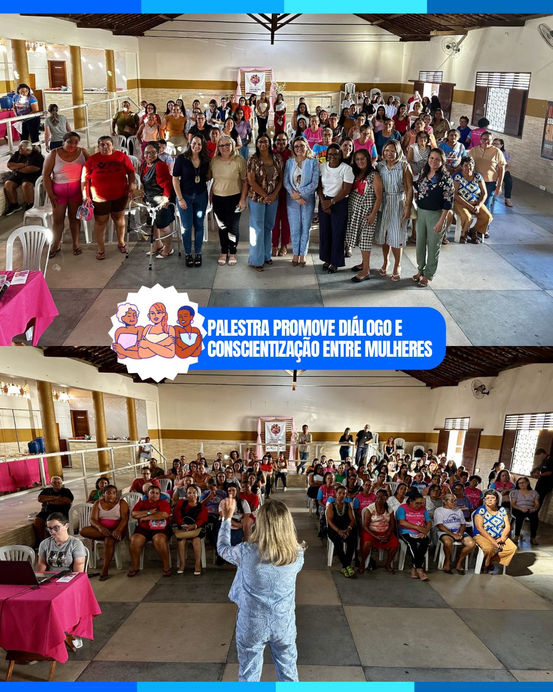 Prefeitura de Umbuzeiro Realiza Palestra Sobre Violência Contra a Mulher