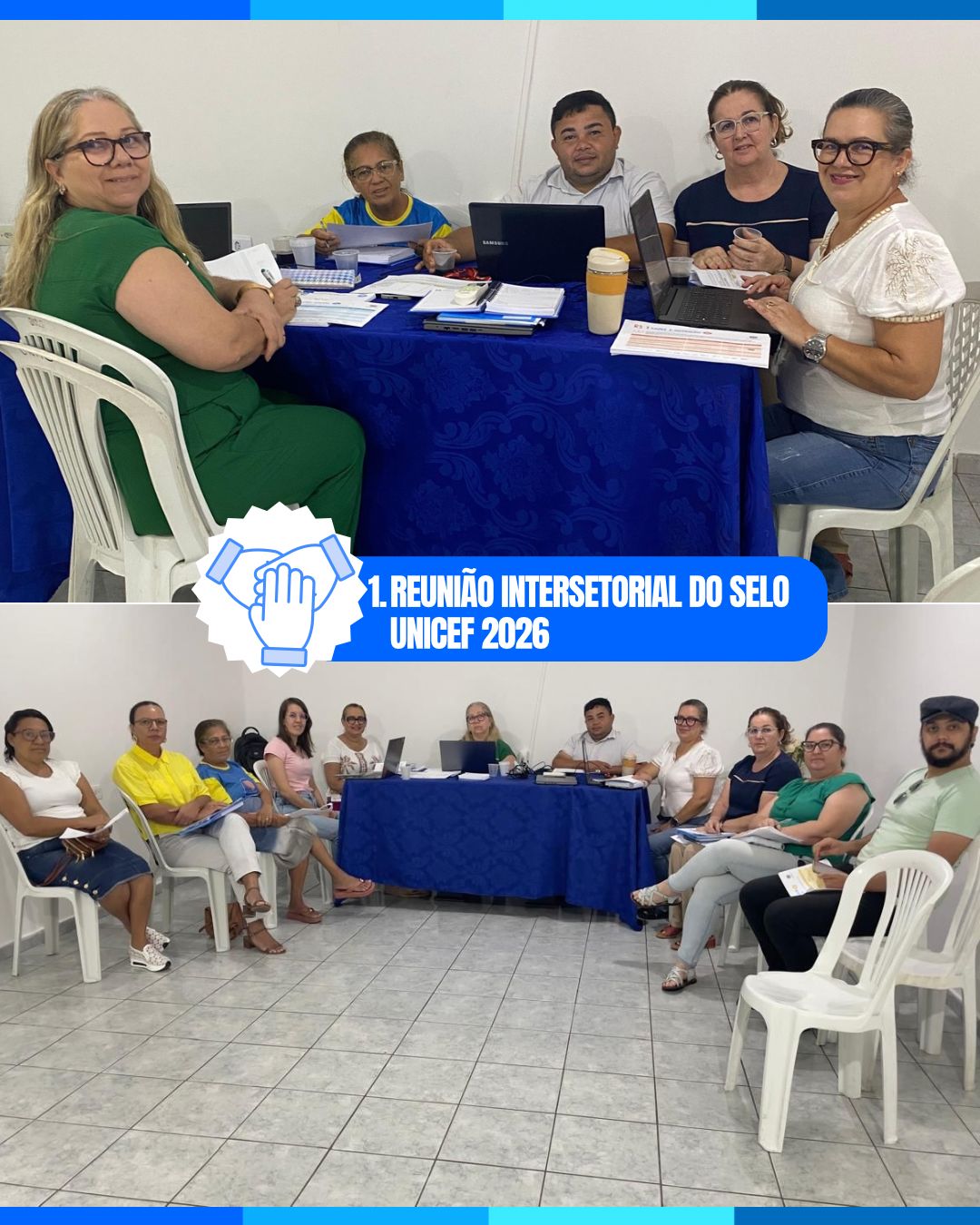 Reunião estratégica com a equipe do Selo UNICEF