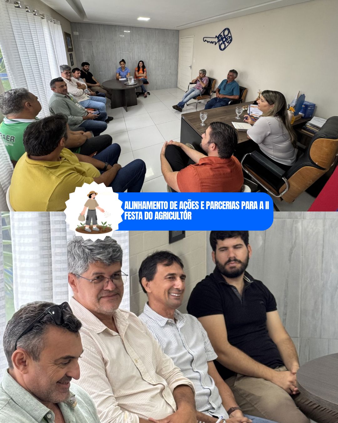 Secretaria de agricultura de Umbuzeiro realiza reunião para discutir a festa do agricultor 2026