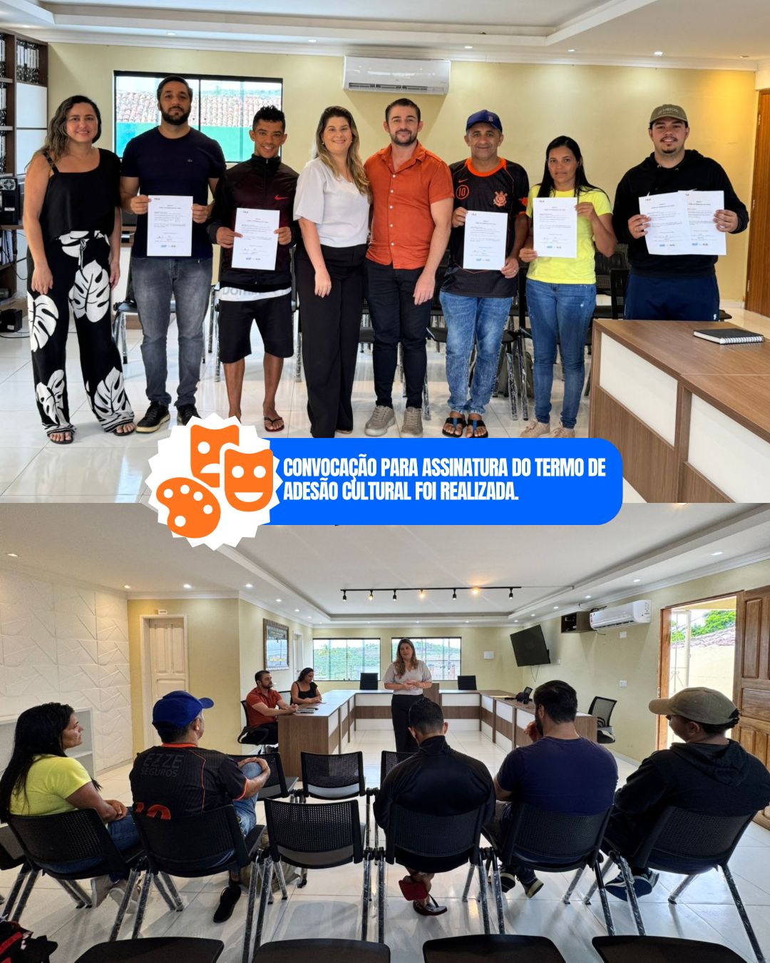 Secretaria de Cultura de Umbuzeiro realiza reunião para assinatura de adesão cultural