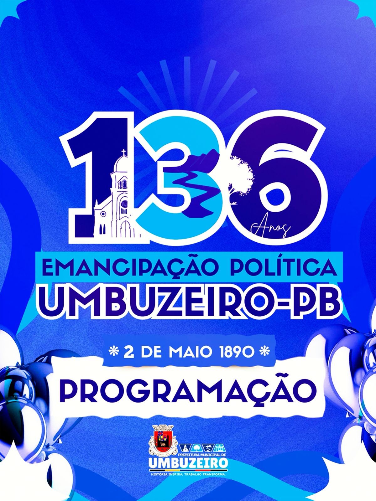 Umbuzeiro celebra 136 anos de história, conquistas e muito orgulho da nossa gente 💙